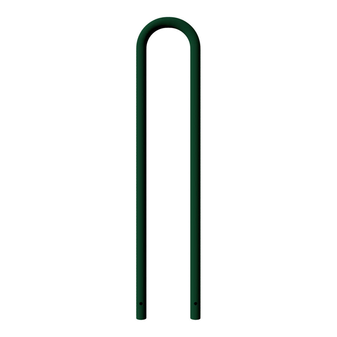 Schake Universalbügel aus Stahlrohr Ø 48 x 2,5 mm Breite: 300 mm, Höhe: 1400 mm, beschichtet, RAL 6005 zum Einbetonieren