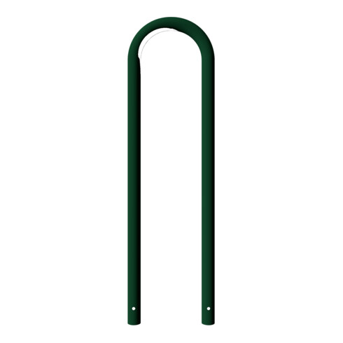 Schake Universalbügel aus Stahlrohr Ø 60 x 2,5 mm Breite: 400 mm, Höhe: 1400 mm, beschichtet, RAL 6005 zum Einbetonieren
