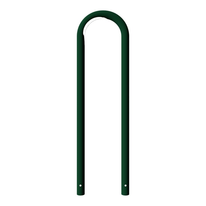 Schake Universalbügel aus Stahlrohr Ø 60 x 2,5 mm Breite: 400 mm, Höhe: 1400 mm, beschichtet, RAL 6005 zum Einbetonieren