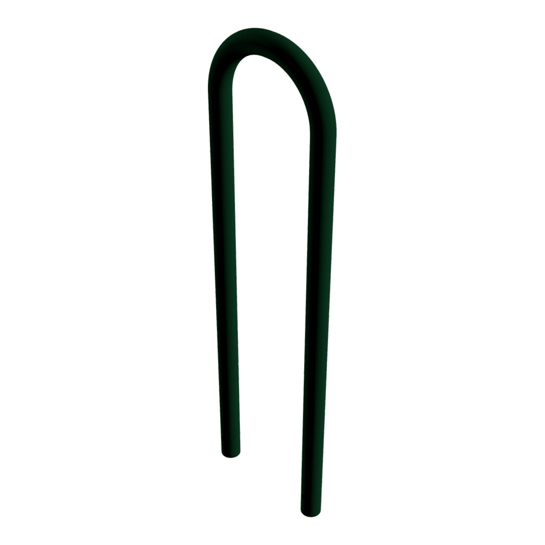 Schake Universalbügel aus Stahlrohr Ø 60 x 2,5 mm Breite: 400 mm, Höhe: 1400 mm, beschichtet, RAL 6005 zum Einbetonieren