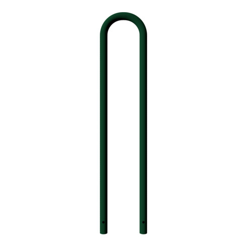 Schake Universalbügel aus Stahlrohr Ø 48 x 2,5 mm Breite: 300 mm, Höhe: 1400 mm, beschichtet, RAL 6005 zum Einbetonieren