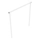 Schake Wäschetrockengerüst Ø60mm, Querstange 2,50m, 5 Haken einseitig, gebogen-5