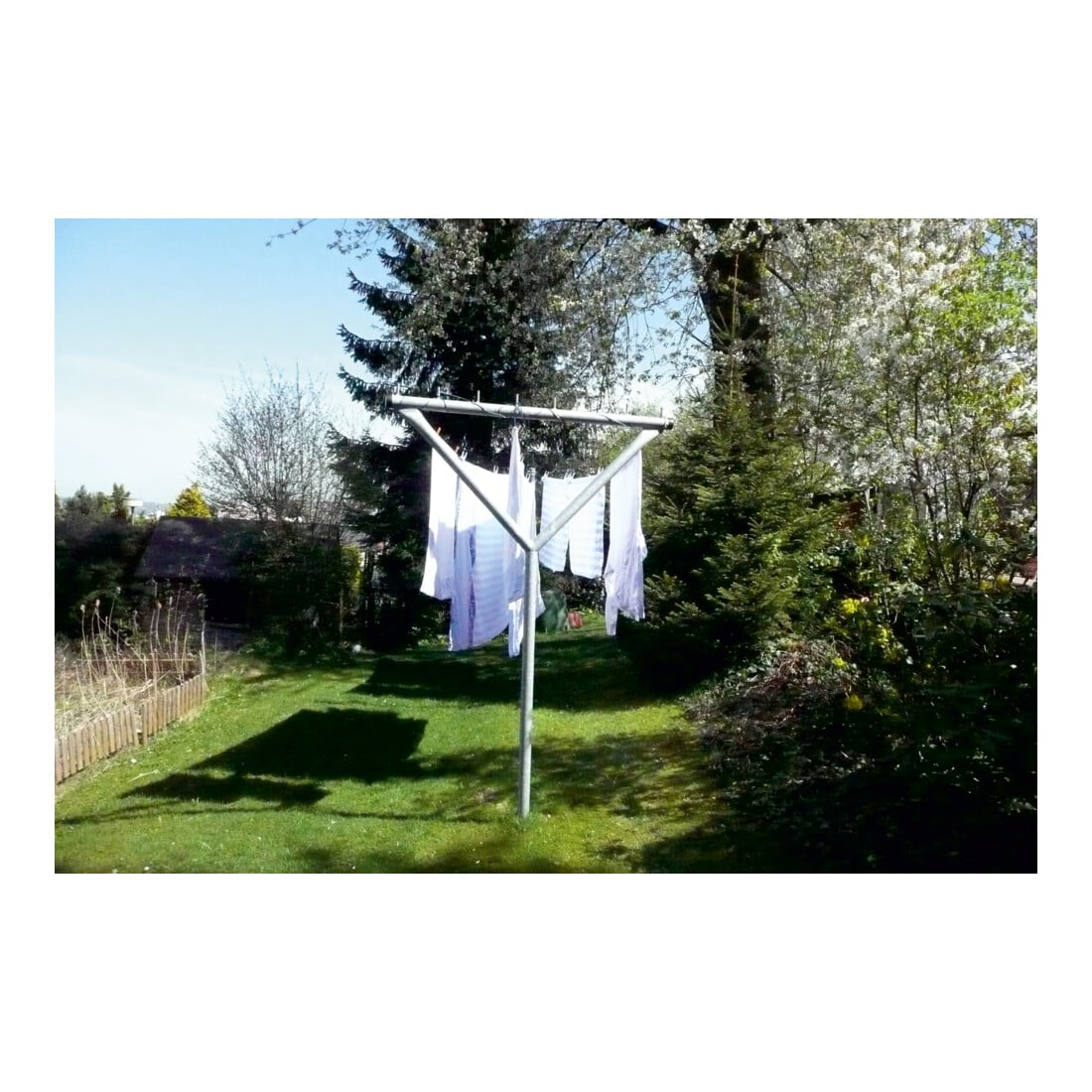 Schake Wäschetrockengerüst Ø60mm, Querstange 2,50m, ohne Haken
