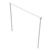 Schake Wäschetrockengerüst Ø60mm, Querstange 3,00m, 6 Haken einseitig, gebogen-4