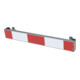 Schake Warnschild mit Rohrschellen, 800 x110 mm, RA2/B-4