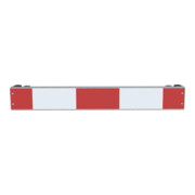 Schake Warnschild mit Rohrschellen, 800 x110 mm, RA2/B-4