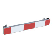 Schake Warnschild mit Rohrschellen, 800 x110 mm, RA2/B-5