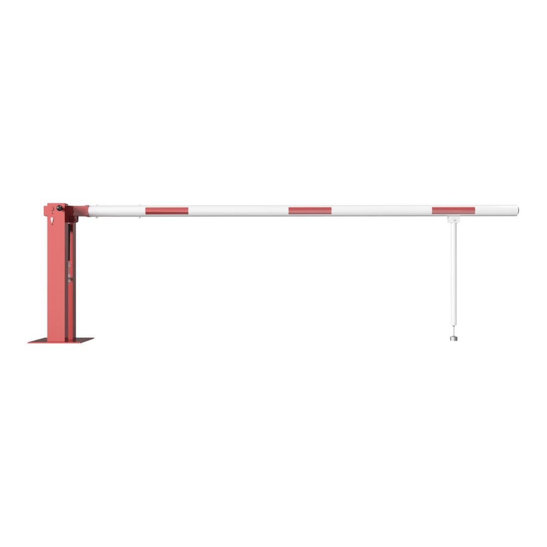 Schake Wegeschranken 3m + Pendelstütze Stahlkonstruktion 120x80mm