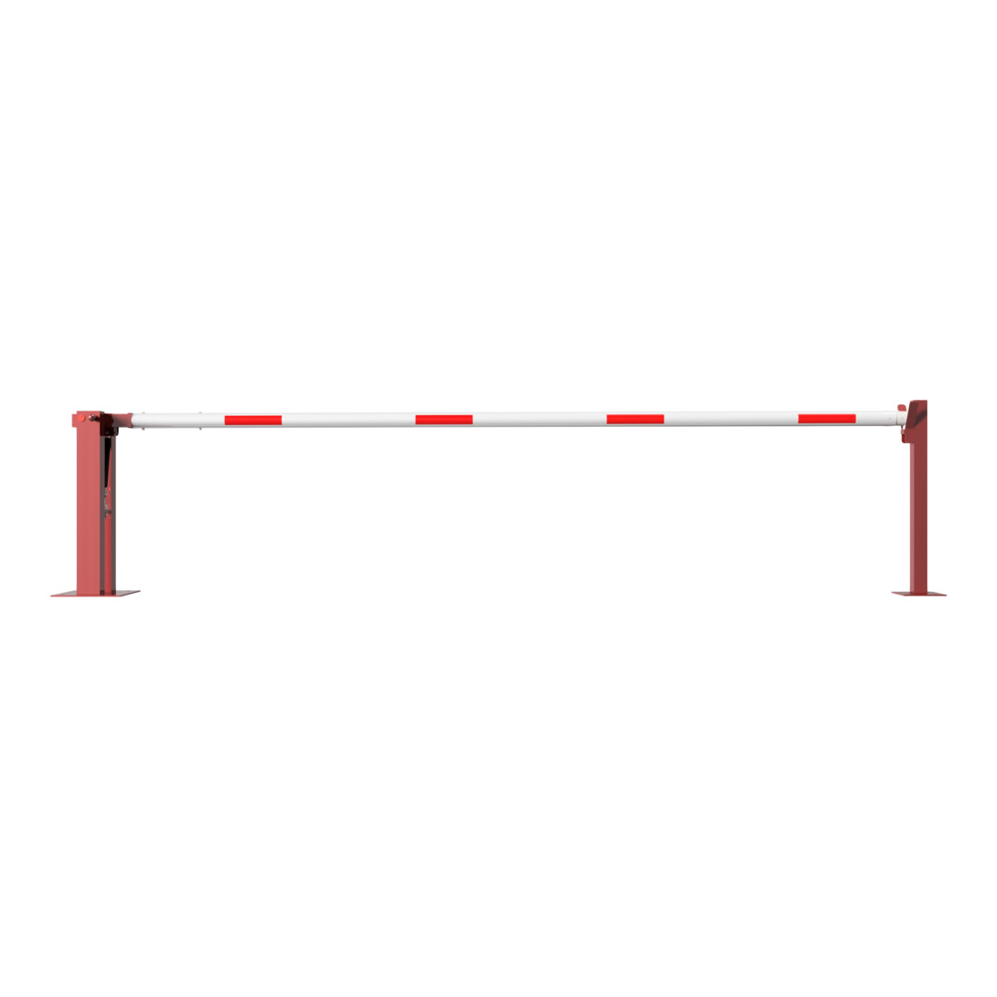 Schake Wegeschranken 4m + fester Auflagestütze Stahlkonstruktion 120x80mm