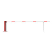 Schake Wegeschranken 4m + Pendelstütze, Bodenplatte zum Aufdübeln, für Vorhangschloß Stahlkonstruktion 120x80mm-5
