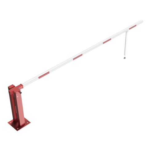 Schake Wegeschranken 4m + Pendelstütze Stahlkonstruktion 120x80mm