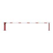 Schake Wegeschranken 5m + fester Auflagestütze, Dreikantverschluss Stahlkonstruktion 120x80mm-5