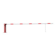Schake Wegeschranken 5m + Pendelstütze, Dreikantverschluss Stahlkonstruktion 120x80mm-5