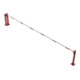 Schake Wegeschranken 6m + fester Auflagestütze, Bodenplatte zum Aufdübeln + Dreikantverschluß Stahlkonstruktion 120x80mm