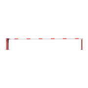 Schake Wegeschranken 6m + fester Auflagestütze, Dreikantverschluss Stahlkonstruktion 120x80mm-2