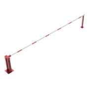 Schake Wegeschranken 6m + fester Auflagestütze, Dreikantverschluss Stahlkonstruktion 120x80mm-4