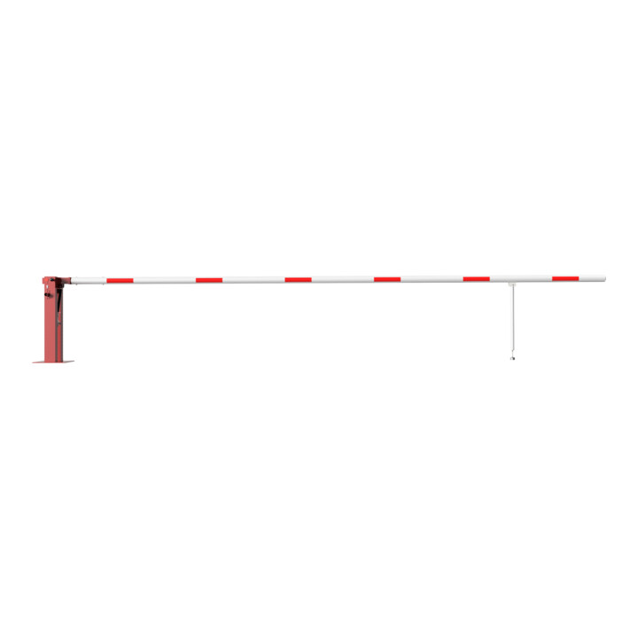 Schake Wegeschranken 6m + Pendelstütze, Dreikantverschluss Stahlkonstruktion 120x80mm