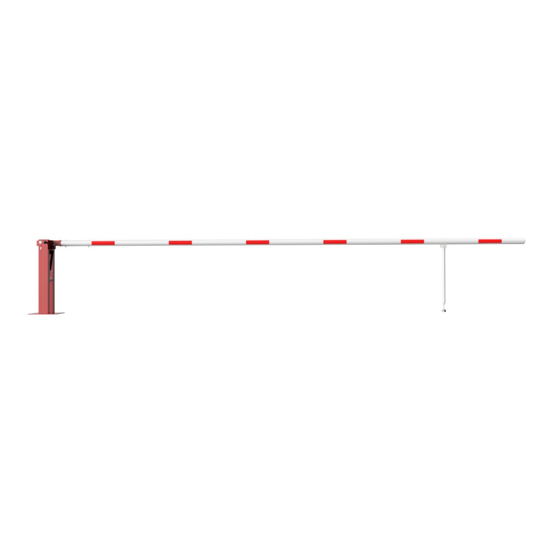 Schake Wegeschranken 6m + Pendelstütze Stahlkonstruktion 120x80mm