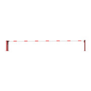 Schake Wegeschranken 7m + fester Auflagestütze, Bodenplatte zum Aufdübeln + Dreikantverschluß Stahlkonstruktion 120x80mm-5