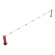 Schake Wegeschranken 7m + fester Auflagestütze Stahlkonstruktion 120x80mm-2