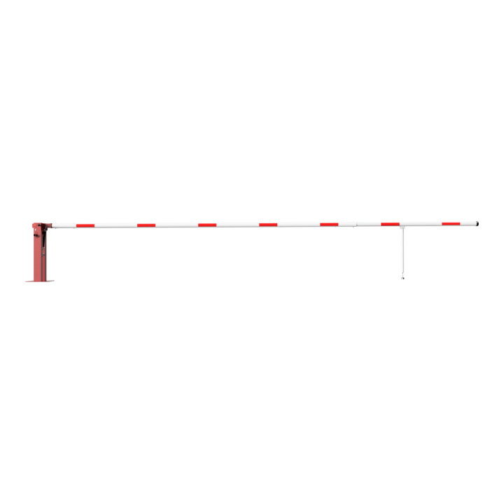Schake Wegeschranken 7m + Pendelstütze, Dreikantverschluss Stahlkonstruktion 120x80mm