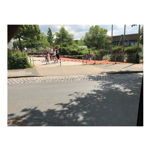 Schake Wegesperren 2,50m feststehend vollbadfeuerverzinkt, ohne Knieholm