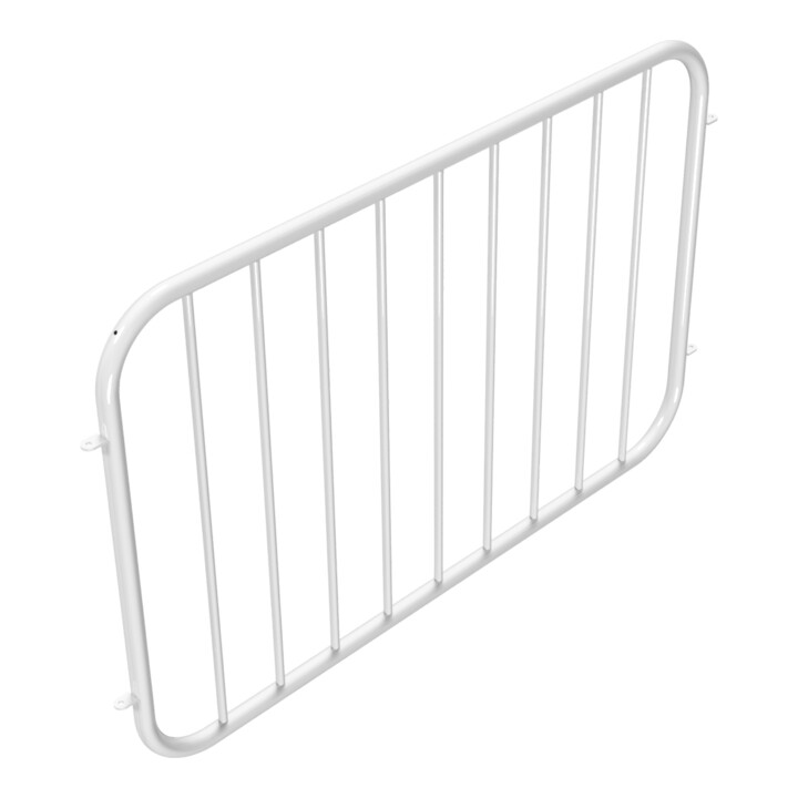 Schake Zaunfeld, Element, Ø33,7mm + Ø 16mm Füllstäben, angeschweißten Verbindungslaschen Achsabstand: 1500mm Höhe 900mm, weiß, beschichtet.