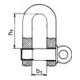 Schäkel droit galZn 10,0mm-3/8" WK-3
