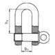 Schäkel droit galZn 10,0mm-3/8" WK-3