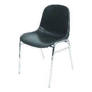 Schalenstuhl BETA chrom/schwarz