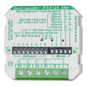 Schalk Émetteur radio encastrable 4 canaux FS3 U4 (230V AC)-1