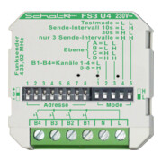 Schalk Émetteur radio encastrable 4 canaux FS3 U4 (230V AC)-3