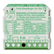 Schalk Interrupteur récepteur radio 1 canal encastré, 18,5 mm FE3 SE (230 V AC)-1
