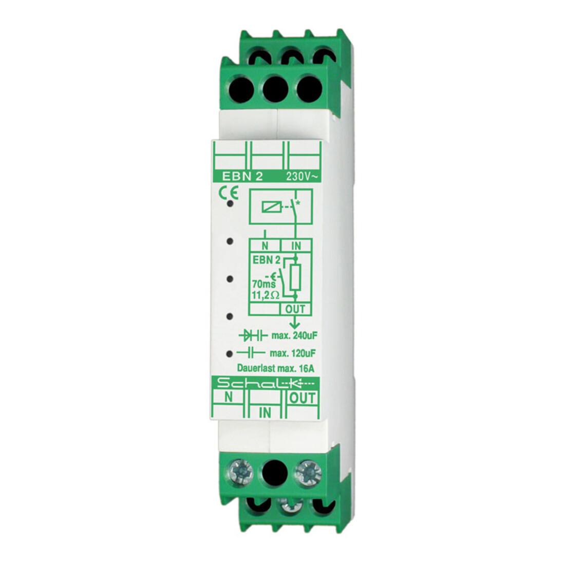 Schalk Limiteur de courant d'appel 230VAC,16A EBN 2