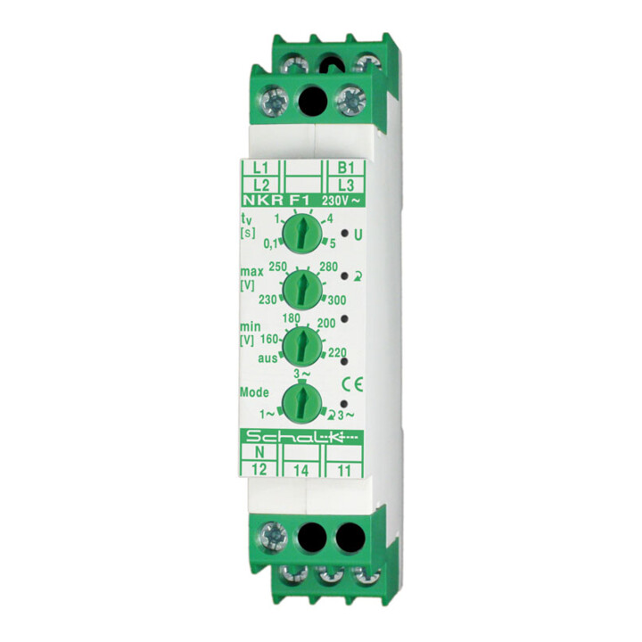 Schalk Relais de surveillance réseau avec commutateur rotatif 3x230/400V NKR F1