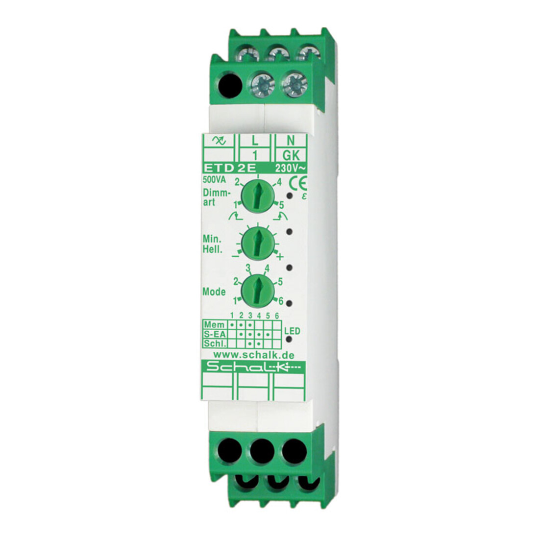 Schalk Universal-Tastdimmer REB 230V AC, 0-500VA ETD 2E