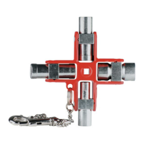 Schaltschrankschlüssel SuBMaster 9 in 1 9 Funktionen m.Karab.h.an Kette