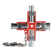 Schaltschrankschlüssel SuBMaster 9 in 1 9 Funktionen m.Karab.h.an Kette