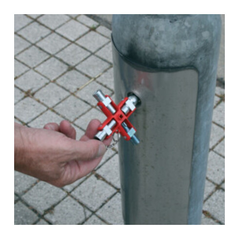 Schaltschrankschlüssel SuBMaster 9 in 1 9 Funktionen m.Karab.h.an Kette