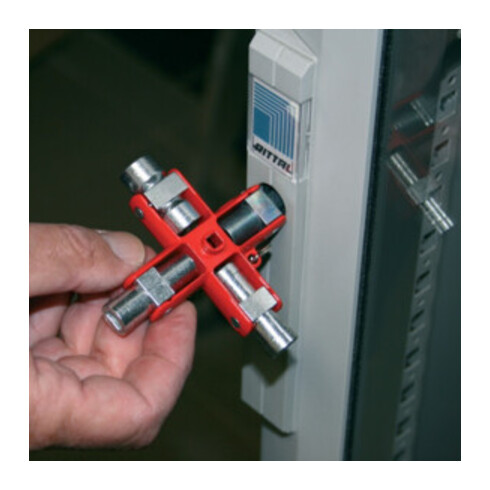 Schaltschrankschlüssel SuBMaster 9 in 1 9 Funktionen m.Karab.h.an Kette
