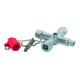 Schaltschrankschlüssel Doublehead Key 11 fonctions avec adaptateur à pointe-1