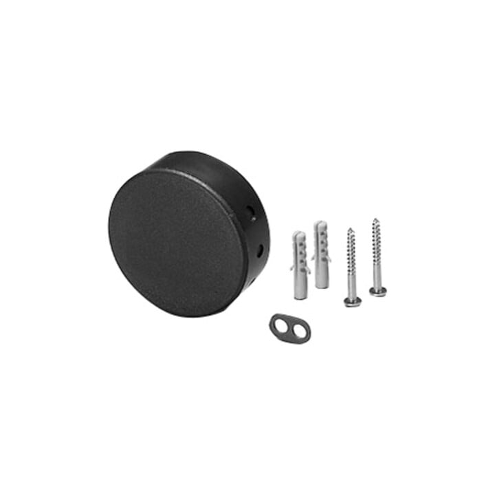 Scharnberger+Hasenbein Boîte de dérivation plafond noire Baldachin 70,5x24 mm 88412 (34/2)