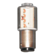 Scharnberger+Hasenbein Lampe LED 18,5x45mm Ba15d 24/28VAC/DC rouge 35700-1