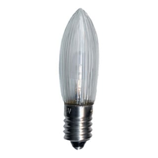 Scharnberger+Hasenbein LED TOP bougie cannelée E10 10-55V 0,1W clair 57690 (3 pièces)