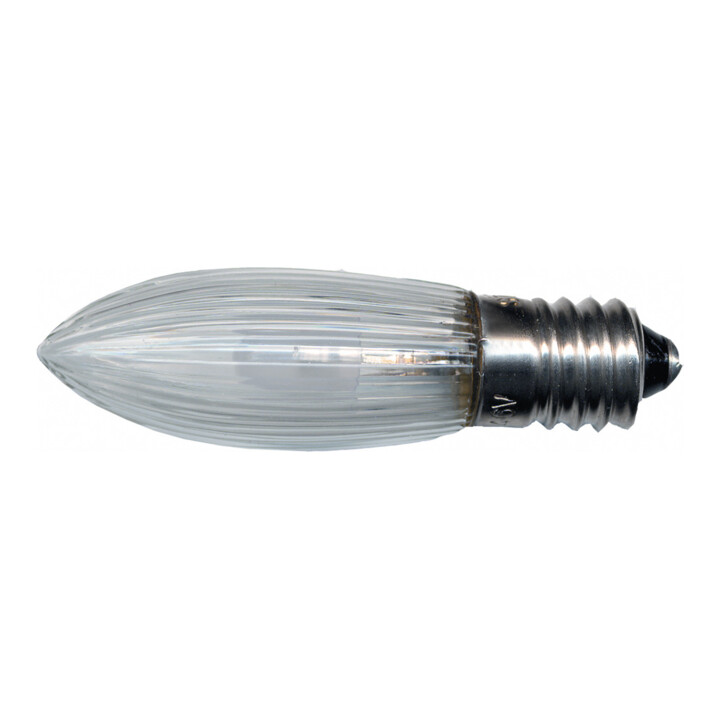 Scharnberger+Hasenbein LED TOP bougie cannelée E10 10-55V 0,1W clair 57690 (3 pièces)