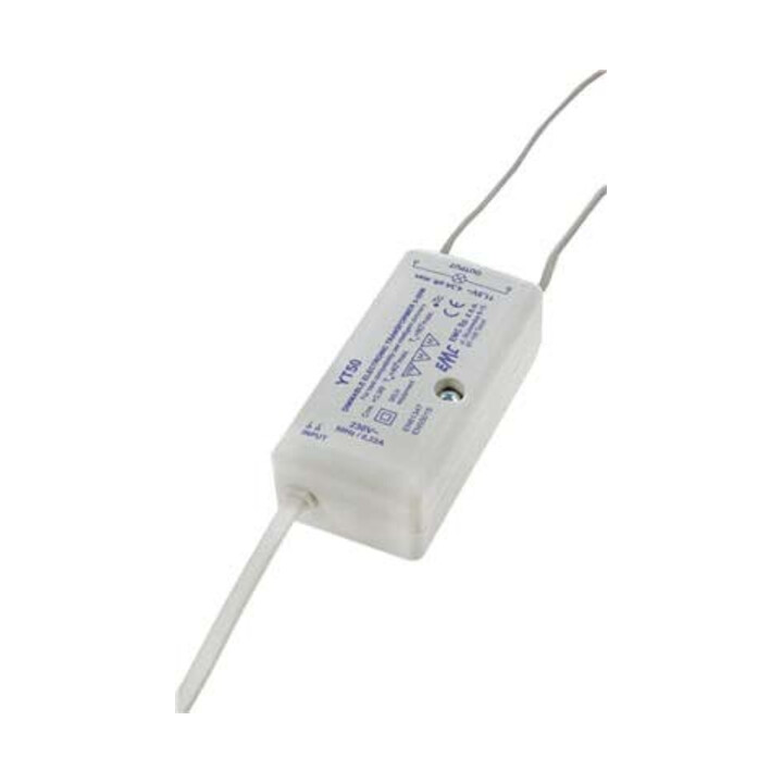 Scharnberger+Hasenbein Transformateur pour halogène et LED 230/12VAC 0-50W 58490