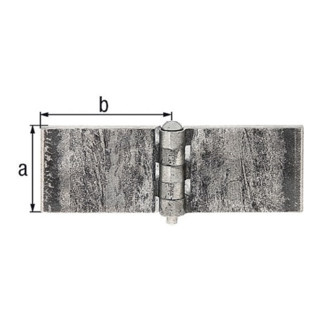 GAH Alberts Scharnier 60x100mm STA roh 6mm GAH