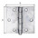 Scharnier H.81mm B.128mm S.1,5mm Edelstahl-1