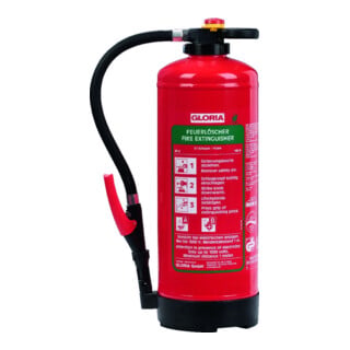 Schaumfeuerlöscher 9l Aufladegerät Brandkl.43 A 183 B m.Wandh.GLORIA