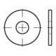 Scheibe DIN 9021/ISO 7093 10,5x30x2,5mm Edelstahl A4 blank